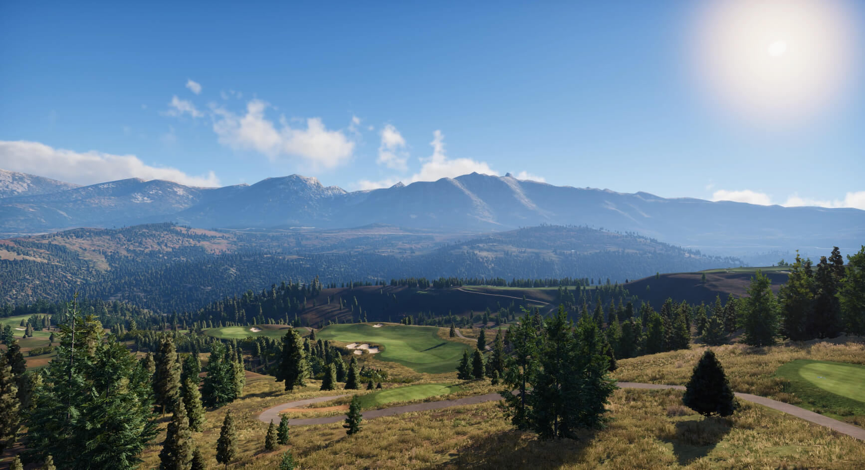 The Reserve at Moonlight Basin golf course designed by Jack Nicklaus in Trackman's Virtual Golf 3 library.