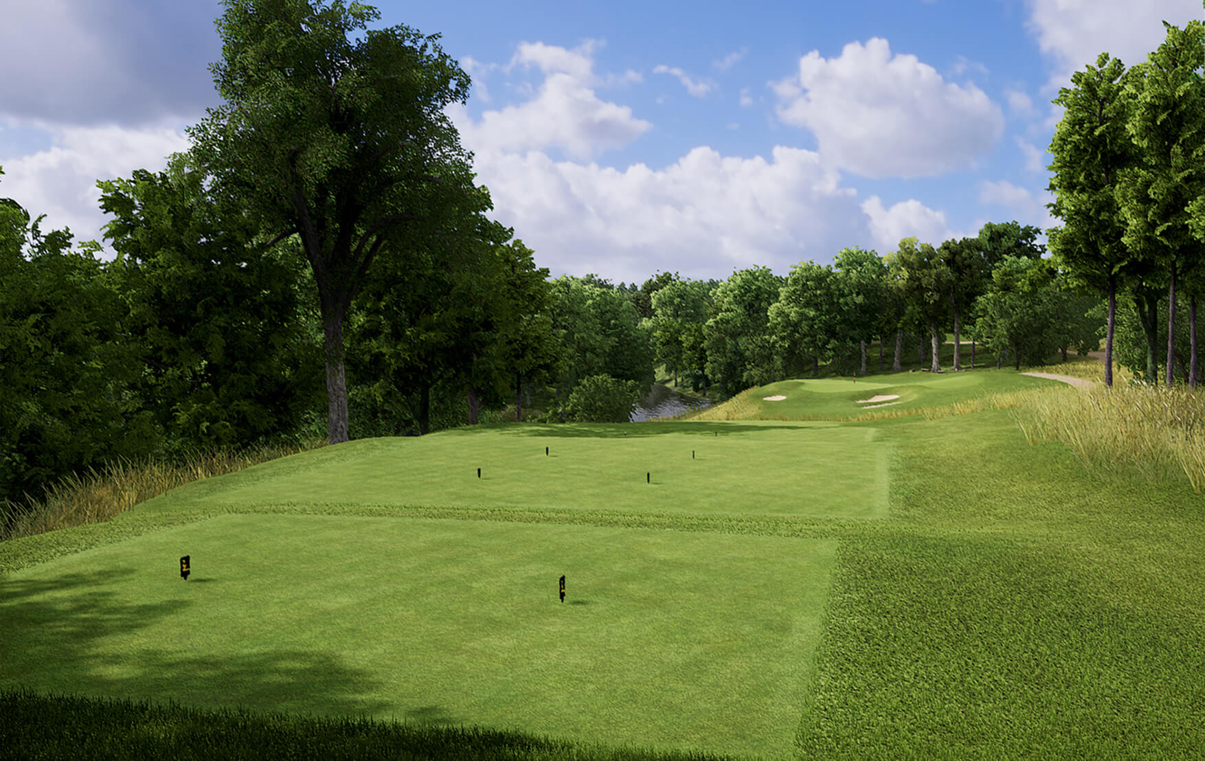 The club at olde stone Trackman Virtual golf course